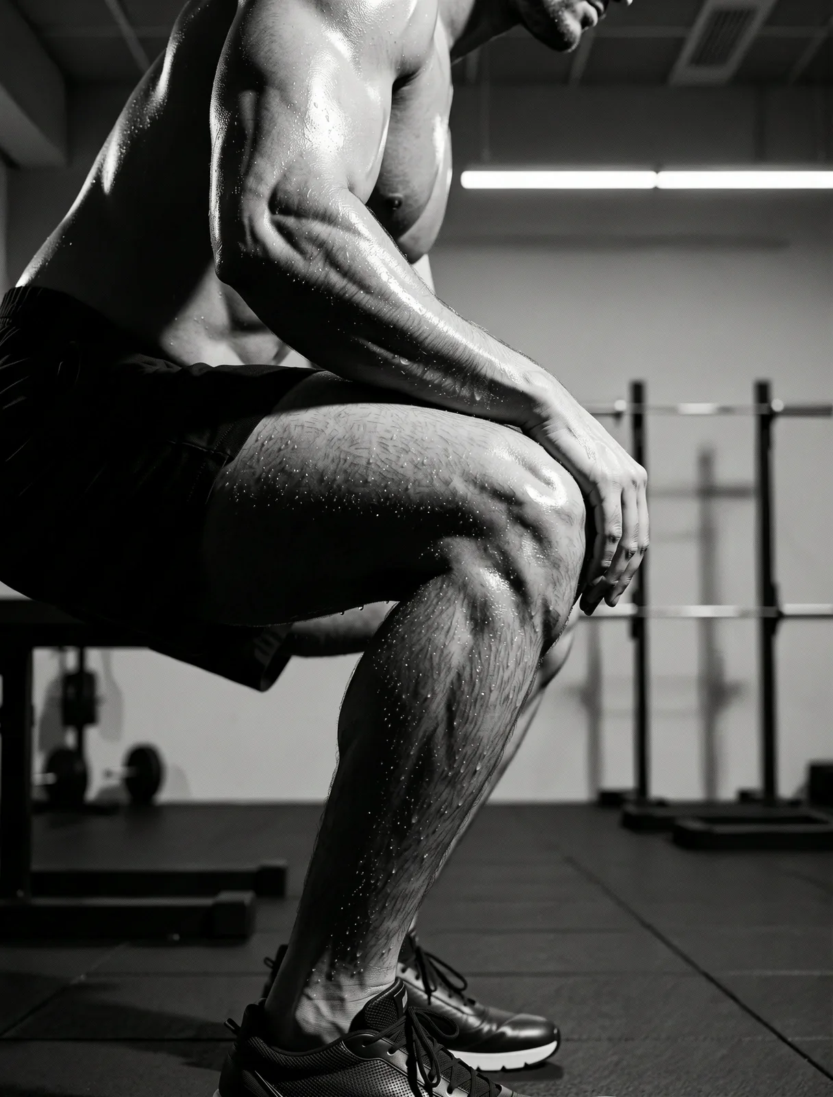 Detail of physiological load during athletic performance.